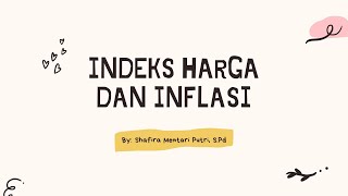 Ekonomi Kelas XI Indeks Harga dan Inflasi [upl. by Gilli381]