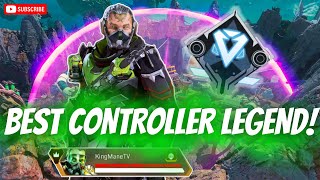 THE BEST CONTROLLER LEGEND DESTROYS RANKED Apex Legends Season 21 [upl. by Ilaire28]