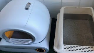 DuckSky Self Cleaning Cat Litter Box 65L9L Extra Large Automatic Litter Box Review GREAT Litter [upl. by Burgess]