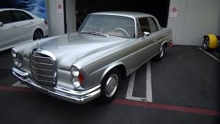 1968 Mercedes Benz 280SE test drive at Laguna Classic Cars [upl. by Legin196]