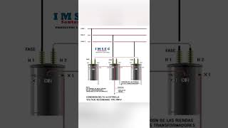 Conexión de tres transformadores monofásicos DELTAESTRELLA para obtener servicios trifásicos [upl. by Aurea]