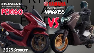 2025 Scooter na Aabangan mo sa Pinas New Yamaha NMAX Turbo at Honda PCX 160 Specs Price [upl. by Pulsifer]