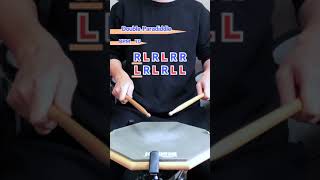 Drum StickWork 8  Double Paradiddle [upl. by Besse]