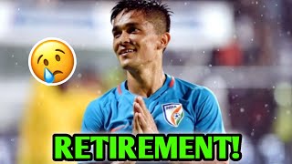 Sunil Chhetri announces his RETIREMENT 😰🇮🇳 Sunil Chhetri India Football News Facts [upl. by Lovering325]