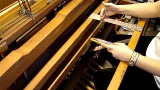 Intro to the Mechanics of a Floor Loom [upl. by Ynoble]