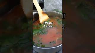 Cómo hacer sopa de papa con espinacas receta fácil y deliciosa  Recetas mexicanas  Cocina Vital [upl. by Rimola]