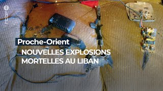 Nouvelles explosions mortelles au Liban  RTBF Info [upl. by Kumler663]