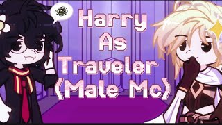 Hp characters react to Harry As Traveler Male MC Part 1 Genshin Impact x Harry Potter AU [upl. by Nyrroc138]