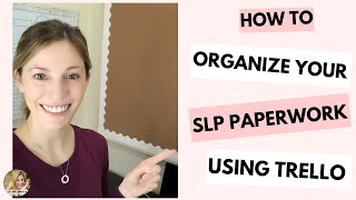 SLP ORGANIZATION TIPS for speech therapy [upl. by Bendite]