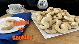 s cookies  Italian quotSquot cookies  how to make s cookies at home [upl. by Nodmac]