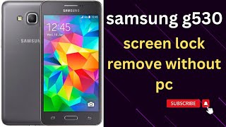 How to Hard Reset Samsung Galaxy Grand Prime G530  Remove Password Without PC [upl. by Anasxor]