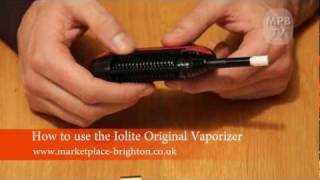 How to use The Iolite Original Vaporizer [upl. by Eatnoled]