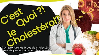 Cholestérol  Dangers Conseils et Médicaments [upl. by Monarski]