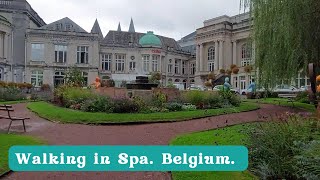 Walking tour in Spa Belgium  the beautiful city in the east of Belgium [upl. by Anikehs285]