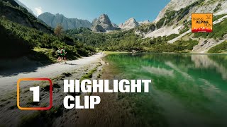 HighlightClip  Stage 1  Dynafit Transalpine Run powered by Garmin 2024 [upl. by Hayikat]