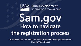 Samgov – How to navigate the registration process [upl. by Yila426]