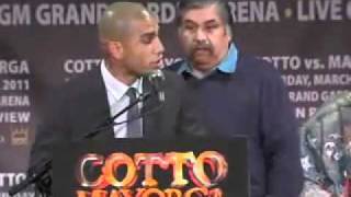 Cotto vs Mayorga Press Conference [upl. by Ettezzus]