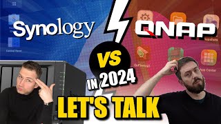 Synology vs QNAP in 2024  LETS TALK NAS [upl. by Evatsug732]