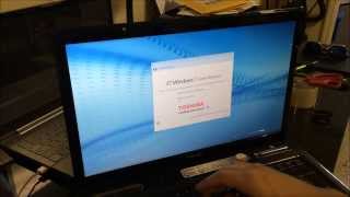 How to ║ Restore Reset a Toshiba Satellite to Factory Settings ║ Windows 7 [upl. by Kurth237]