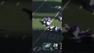 Jalyx Hunt with first career sack forced fumble  Eagles vs Giants Week 7 [upl. by Salokcin]