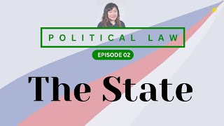 POLITICAL LAW REVIEW CONSTI1 02 The State [upl. by Grazia256]