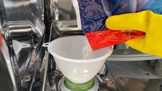 How To Fill Dishwasher Salt First Time Indesit DFE 1B19 [upl. by Eenobe]