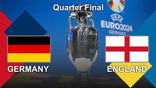 Germany vs England  EURO 24 Quarter Final [upl. by Rennie]