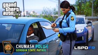 8 Minutes of NonStop Mayhem  GTA 5 LSPDFR  Chumash PD No Commentary129 [upl. by Ahsiekat6]