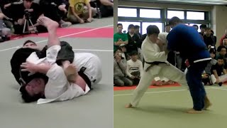 When BJJ met judo in Japan [upl. by Ahtoelc]