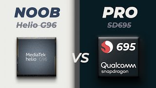 BGMI Test Helio G96 vs Snapdragon 695 🔥 Best For YOU [upl. by Gnehp]