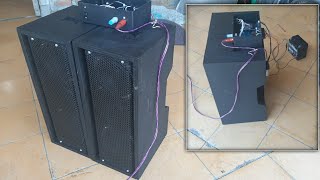 ngetest box line array 4 inch [upl. by Gudrun]