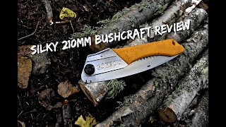 Silky Saw Gomboy 210 Curve Blade Bushcraft Review [upl. by Zuliram]