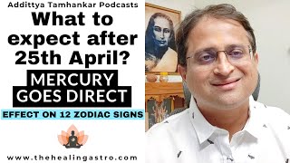 What to expect after 25th April  Mercury Goes Direct Effect on 12 signs mercury mercurydirect [upl. by Kasey]