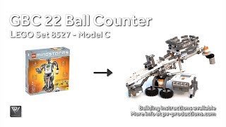 GBC 22 Ball Counter  Building Instructions  8527 C Model Mindstorms NXT [upl. by Repsaj]