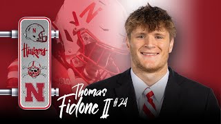 Nebraska Football TE Thomas Fidone II Wisconsin Game Week Press Conference 111423 [upl. by Airotciv]