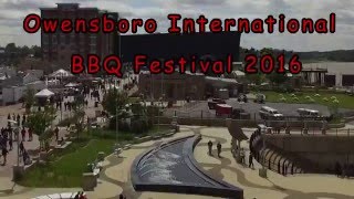 Owensboro International BBQ Festival  Drone footage [upl. by Towbin]