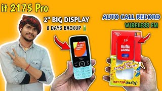 it2175 Pro Keypad mobile Unboxingreview Video Itel  price  12th month Warranty itelmobile [upl. by Acinaj]