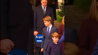 Prince George Princess Charlotte Prince Louis Christmas Sandringham [upl. by Ainos]