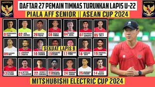 TIMNAS LAPIS KEDUA WAJAH PEMAIN TIMNAS INDONESIA  PIALA AFF SENIOR 2024 [upl. by Refitsirhc]