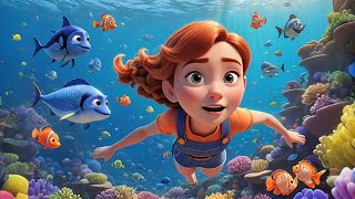 Fish cartoon l English Cartoons l Hindi cartoon l cartoon for kids l kids videos l videos for kids [upl. by Fulvia513]