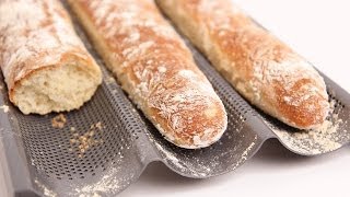 Homemade Baguette Recipe  Laura Vitale  Laura in the Kitchen Episode 713 [upl. by Washburn665]