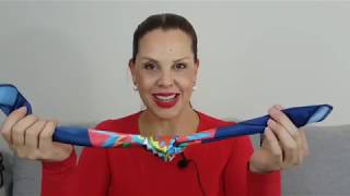 Tips para llevar pañuelos pequeños en cuello y cabeza [upl. by Luar]