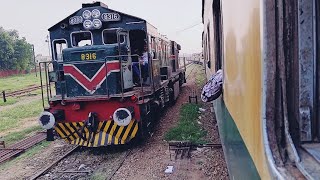 Karakoram Express  Pakistans high Priority Train  Lahore to Faisalabad Journey travel [upl. by Arundel530]