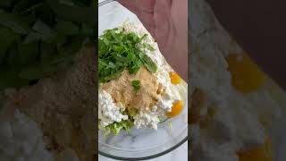 Cottage Cheese Zucchini Quiche highproteinrecipes cottagecheese zucchini highprotein [upl. by Yttisahc229]