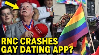 Republican Convention CRASHES Gay Dating App INSTANTLY [upl. by Acinemod]