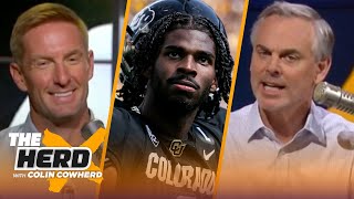 Deion Sanders now 30 at Colorado talks ceiling for Shedeur Sanders top NCAA teams  THE HERD [upl. by Klehm]