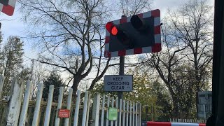 RHTT Vehicle Shot Nantwich Shrewbridge Road Level Crossing  Cheshire [upl. by Zischke]