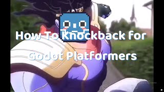 How To Add Knockback To Your Godot Platformer  Godot Tutorial [upl. by Yeneffit243]