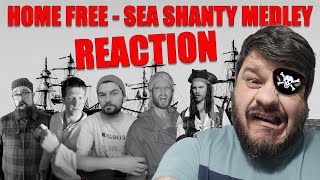 Home Free  Sea Shanty Medley Reaction [upl. by Mila]