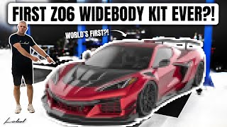 Building The First C8 Corvette Z06 Carbon Fiber Widebody REVEAL  SEMA Dont Miss The Build [upl. by Iglesias]